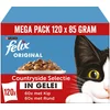 Image de Felix Original Mix Selectie in Gelei - Countryside Selectie - Kattenvoer Natvoer - Rund & Kip - 120 x 85 g