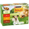 Image de Purina Bonzo (Friskies) met rund, kip, lam in gelei maaltijdzakjes natvoer hond 12x 85g
