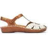 Image de Pikolinos Sandaal P Vallarta 655 0841C1 Nata Wit Cognac Combi