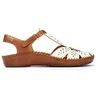 Image de Pikolinos Sandaal P Vallarta 655 0841C1 Nata Wit Cognac Combi