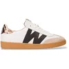 Image de Wonders Beige gecombineerde leren sportschoenen
