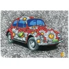 Image de Dino legpuzzel VW Beetle 500 stukjes - kleurrijke puzzel speelgoed.