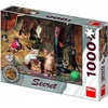 Image de Dino puzzel dieren - Secret Puzzle Kittens 1000 stukjes legpuzzel.