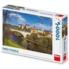 Image de Dino puzzel Kasteel Loket 1000 stukjes - legpuzzel Tsjechië landschap.