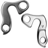Image de Union Derailleurpad - Lichtgewicht Aluminium - 61 mm - Chrome Grijs - Inclusief Bevestigingsbouten