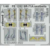Image de Eduard Modelbouwdecoratie - FE1252 Seatbelts Steel for SR-71 A Blackbird - Photo-etch