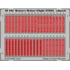 Image de Eduard Modelbouwdecoratie - BIG49340 Remove before flight tags RED Photo-etch