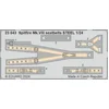 Image de Eduard Modelbouwdecoratie - 23043 Spitfire Mk.VIII Veiligheidsgordels STAAL - Photo-etch