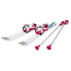 Image de Gizmo Riders - Kinderski's met stokken - 3-6 jaar - 70 cm - Wit/Paars - Compleet set
