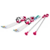 Image de Gizmo Riders - Kinderski's met stokken - 6-9 jaar - 90 cm - Wit/Paars - Compleet set