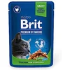Image de Brit Premium - Natvoer - Gesteriliseerde Kat - Zakje - Kip Plakjes - 100GR - 1ST