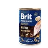 Image de Brit Premium natvoer in blik 400 gr - vis met vishuid - 6 x 400 gram