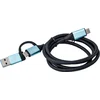 Image de i-tec USB-C-kabel USB-C stekker 1.00 m Zwart, Blauw C31USBCACBL