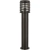 Image de LED Tuinverlichting - Buitenlamp - Staand - RVS Mat Zwart - E27 - Rond