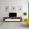 Image de Asir tv-kast - televisiemeubel - okkernoot wit - 155 x 35 x 35 cm