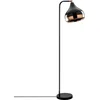 Image de Verlichting - Lova Vloerlamp Zwart - Koper Metaal - Afmetingen 30x17x120cm