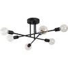Image de Hanglamp Flower Metaal Zwart