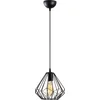 Image de Verlichting - Kroonluchter Zwart Metaal Lynn - Afmetingen 23x23x117cm - Stijlvolle Woondecoratie