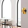 Image de Asir - Wandlamp - Zwart & Goud - 17 x 13 x 30 cm