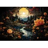 Image de Art Puzzle puzzel Night Beauties - 1000 stukjes kunstpuzzel.