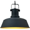 Image de Hanglamp Orema Industrieel Vintage Zwart Metaal