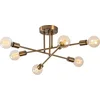 Image de Flower Kroonluchter | METALEN BEHUIZING | Vintage - Asir Group - Plafondlampen - Goud - Metaal - Plafondlampen -