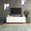 Image de Asir TV Kast - Televisiemeubel - Wit - 150 x 44 x 31 cm