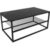 Image de Asir - Koffietafel - Zwart - 95 x 55 x 42 cm