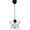 Image de Verlichting - Kroonluchter Luus in Zwart Metaal - Afmetingen 21x18x60cm - Perfect voor Sfeervolle Verlichting