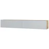 Image de TV Meubel - Stijlvol Eiken & Wit Design - 180x29,6x31,6cm - Duurzaam Melamine Materiaal