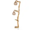 Image de Asir Vloerlamp Natuurlijk Hout 16x16x140cm - Lov - Stijlvolle en Duurzame Verlichting voor Uw Interieur