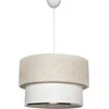 Image de Verlichting - Kroonluchter Creme Wit Metaal 30x30x65cm - LunaRose - Stijlvolle Verlichtingsoplossing