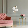 Image de Asir - Vloerlamp - Goud - 33 x 162 x 33 cm