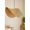 Image de Asir - Kroonluchter - Mosterd - PLASTIC BEHUIZING - 50 x 53 x 50 cm