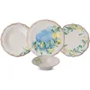 Image de Asir - Dinerset - eetset - servies (24-delig) - Groen, Geel, Bruin - 32 x 35 x 41