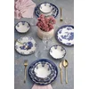 Image de Asir - Ontbijtset - Wit en Blauw - 26 x 26 x 2 cm