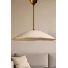 Image de Asir - Kroonluchter - Goud, Crème - METALEN BEHUIZING - 61 x 32 x 30 cm
