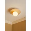 Image de Asir - Kroonluchter - Beige, wit - TRAVERTINE LICHAAM - 34 x 47,5 x 16 cm