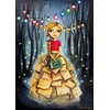 Image de Magnolia legpuzzel Bookworm Girl 1000 stukjes kunst puzzel.