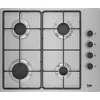 Image de gaskookplaat 60cm 4 RVS branders - beko - HIGG64123SX