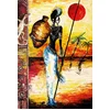 Image de Magnolia puzzel African Woman - legpuzzel 1000 stukjes multicolor.
