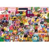 Image de Magnolia puzzel Cat Crowd - legpuzzel 1000 stukjes multicolor.
