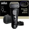 Image de Braun Series 9 PRO+ Elektrisch Scheerapparaat - Pro SensoAdapt - Oplaadstandaard - 9610S - Zwart - Scheerapparaat voor Mannen