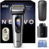 Image de Braun NEVO Elektrisch Scheerapparaat - met AeroTouch-technologie - Smart display - Inclusief 7in1 NEVO Care System - Reisetui - NEVO15000C - Zilver - Scheerapparaat voor Mannen
