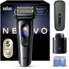 Image de Braun NEVO Elektrisch Scheerapparaat - met AeroTouch-technologie - Smart display - Inclusief 7in1 NEVO Care System - Reisetui met Stroomvoorziening - NEVO17010C - Grafiet - Scheerapparaat voor Mannen