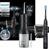 Image de Philips Sonicare 9000 Diamond Clean Zwart (HX9911/09) + Power Flosser 3000 Monddouche Zwart (HX3806/33) - Elektrische Tandenborstel en Flosapparaat