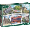 Image de Falcon puzzel Greetings from Scotland - Legpuzzel - 1000 stukjes