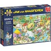 Image de Jan van Haasteren - Kamperen in het Bos - 1000 stukjes puzzel - Legpuzzel