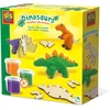 Image de SES Creative - Dinosaurs Klei - Dino Set met Houten Skeletten - Vegan en Glutenvrij - Herbruikbaar - Uitwasbaar - Vanaf 3 jaar