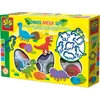 Image de SES Creative - Dino Klei - Mega Set met Kleivormen (7x90g) - Vegan en Glutenvrij - Herbruikbaar - Uitwasbaar - Vanaf 2 jaar